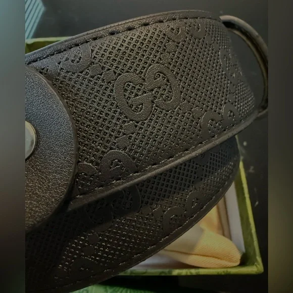 Black GG Style Belt Size XL (120cm) w/ Box & Dust Bag - Picture 3 of 6